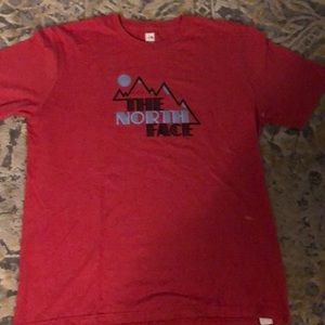 Red North Face Shirt